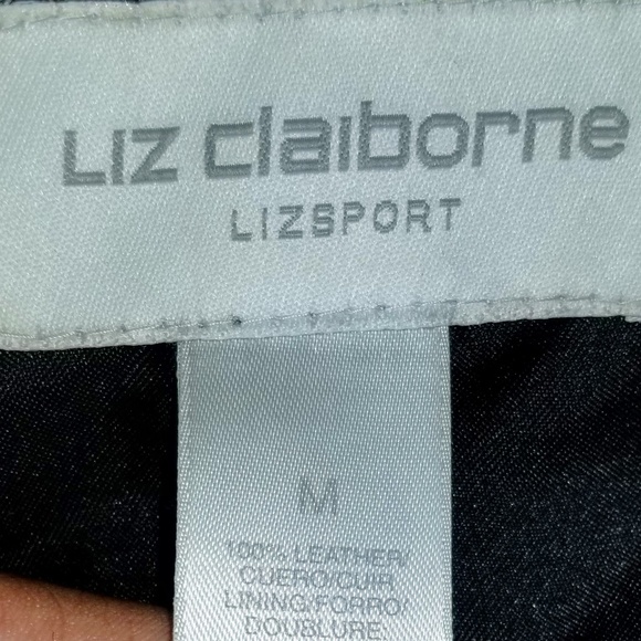 LIZ CLAIBORNE Lizsport Leather Jacket - Picture 7 of 8
